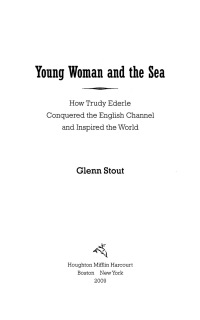 Cover image: Young Woman And The Sea 9780063305397