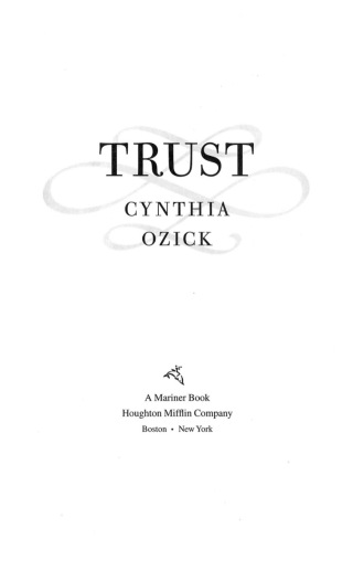 Imagen de portada: Trust 9780618470518