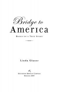 Imagen de portada: Bridge to America 9780618563012