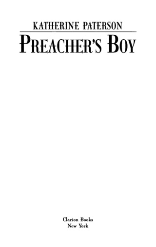 Cover image: Preacher's Boy 9780544104907
