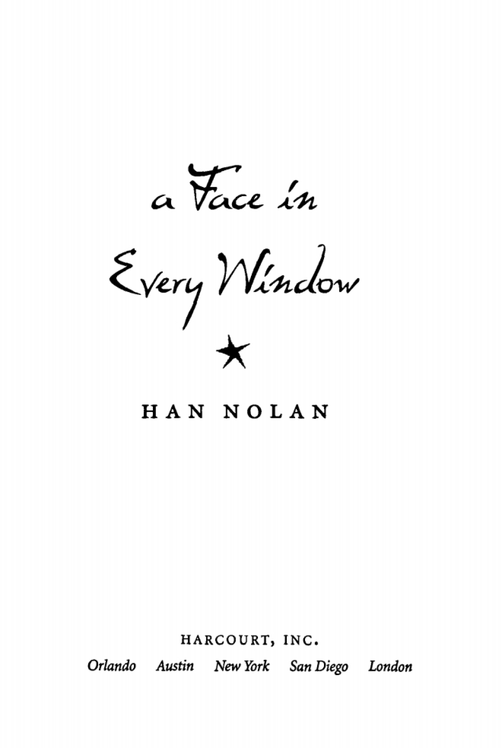A Face in Every Window