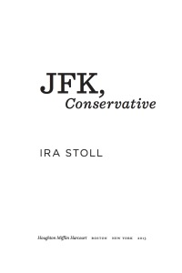 Cover image: JFK, Conservative 9780547586007