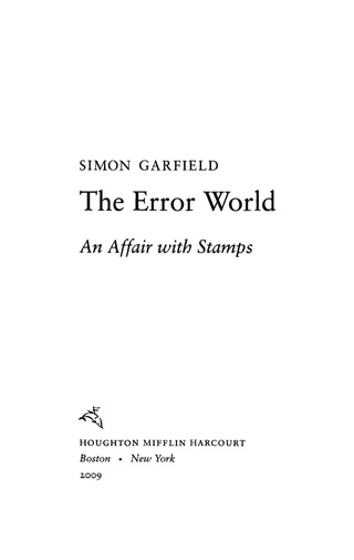 Imagen de portada: The Error World 9780547247908