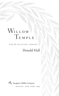 Cover image: Willow Temple 9780618446612