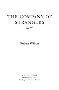 Cover image: The Company of Strangers 9780156027106