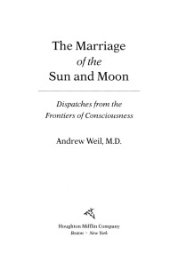 Omslagafbeelding: The Marriage of the Sun and Moon 9780547630403