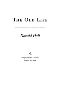 Imagen de portada: The Old Life 9780395856000