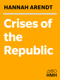صورة الغلاف: Crises of the Republic 9780156232005