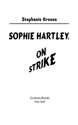 Cover image: Sophie Hartley, on Strike 9780547550183