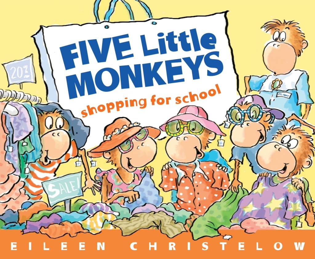 Five Little Monkeys Shopping for School