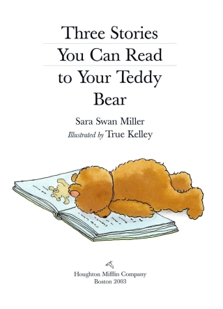 Cover image: Three Stories You Can Read to Your Teddy Bear 9780547744506