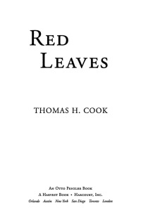Titelbild: Red Leaves 9780547782584