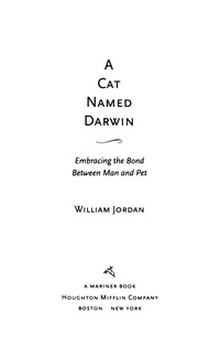 Cover image: A Cat Named Darwin 9780618382286
