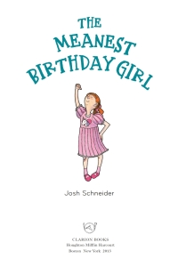 Cover image: The Meanest Birthday Girl 9780544455979