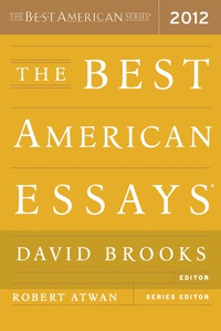 Cover image: The Best American Essays 2012 9780547840093
