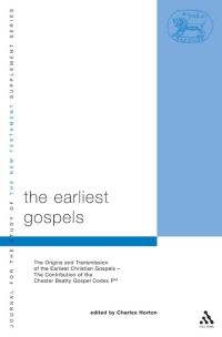 Cover image: The Earliest Gospels 1st edition 9780567082909