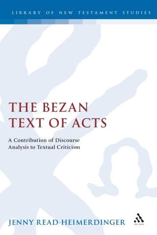 Titelbild: The Bezan Text of Acts 1st edition 9780826462121