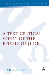 Imagen de portada: A Text-Critical Study of the Epistle of Jude 1st edition 9781850756361