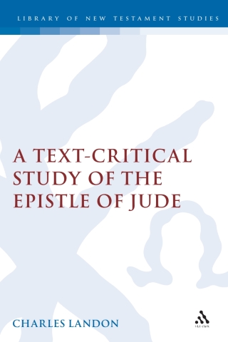 Cover image: A Text-Critical Study of the Epistle of Jude 1st edition 9781850756361