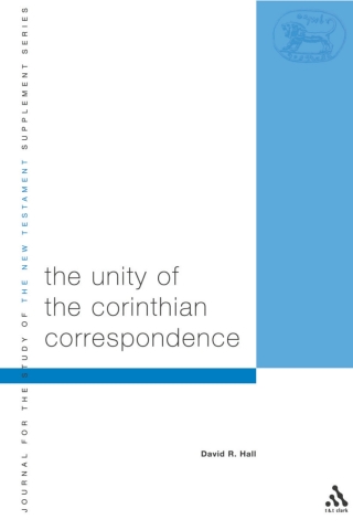 Cover image: Unity of Corinthian Correspondence 1st edition 9780826469878