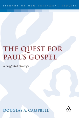 Cover image: The Quest for Paul's Gospel 1st edition 9780567083326