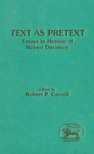 Cover image: Text as Pretext 1st edition 9780567437761