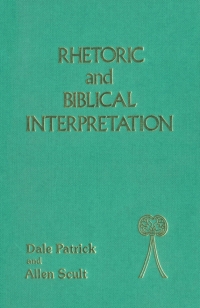 صورة الغلاف: Rhetoric and Biblical Interpretation 1st edition 9780567440365