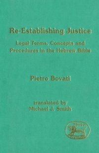 Cover image: Re-establishing Justice 1st edition 9780567052650