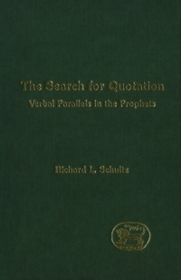 Imagen de portada: The Search for Quotation 1st edition 9780567619679