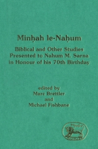 Cover image: Minhah Le-Nahum 1st edition 9780567338020