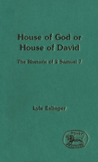 Cover image: House of God or House of David 1st edition 9780567571533