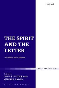 Titelbild: The Spirit and the Letter 1st edition 9780567661494