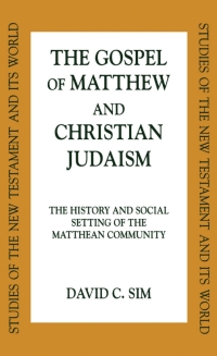 Imagen de portada: The Gospel of Matthew and Christian Judaism 1st edition 9780567086419