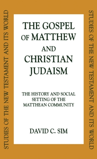 Cover image: The Gospel of Matthew and Christian Judaism 1st edition 9780567086419