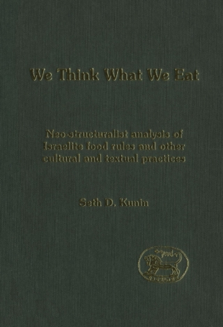 Cover image: We think What We Eat 1st edition 9780567081773