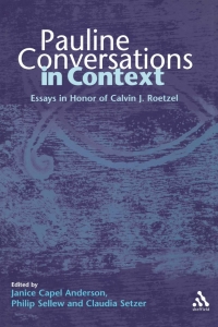 صورة الغلاف: Pauline Conversations in Context 1st edition 9781841272641