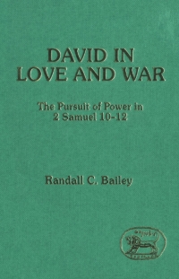 Cover image: David in Love and War 1st edition 9780567376459