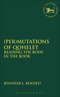Cover image: (Per)mutations of Qohelet 1st edition 9780567026323