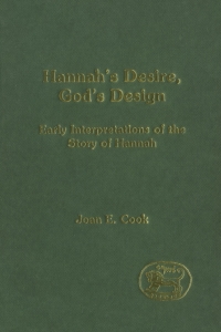 Cover image: Hannah's Desire, God's Design 1st edition 9781850759096