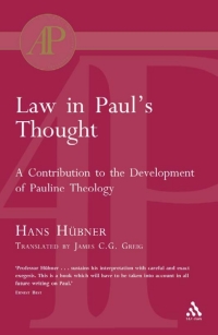 Cover image: Law in Paul's Thought 1st edition 9780567080592