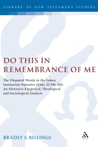 Immagine di copertina: Do This in Remembrance of Me 1st edition 9780567042347