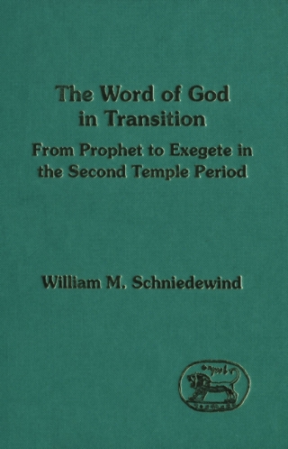 表紙画像: The Word of God in Transition 1st edition 9780567625205