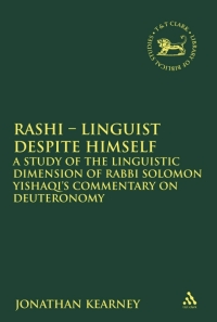 Imagen de portada: Rashi - Linguist despite Himself 1st edition 9780567095589
