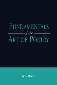 Cover image: Fundamentals of the Art of Poetry 1st edition 9781850758372