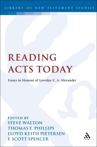 Cover image: Reading Acts Today 1st edition 9780567196675