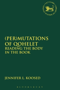 Cover image: (Per)mutations of Qohelet 1st edition 9780567026323