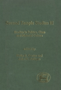 صورة الغلاف: Second Temple Studies III 1st edition 9781441179517
