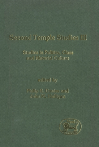Cover image: Second Temple Studies III 1st edition 9781441179517