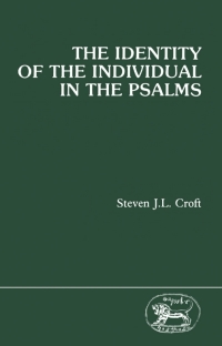 Titelbild: The Identity of the Individual in the Psalms 1st edition 9781850750208