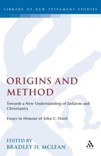 Imagen de portada: Origins and Method--Towards a New Understanding of Judaism and Christianity 1st edition 9781850754411